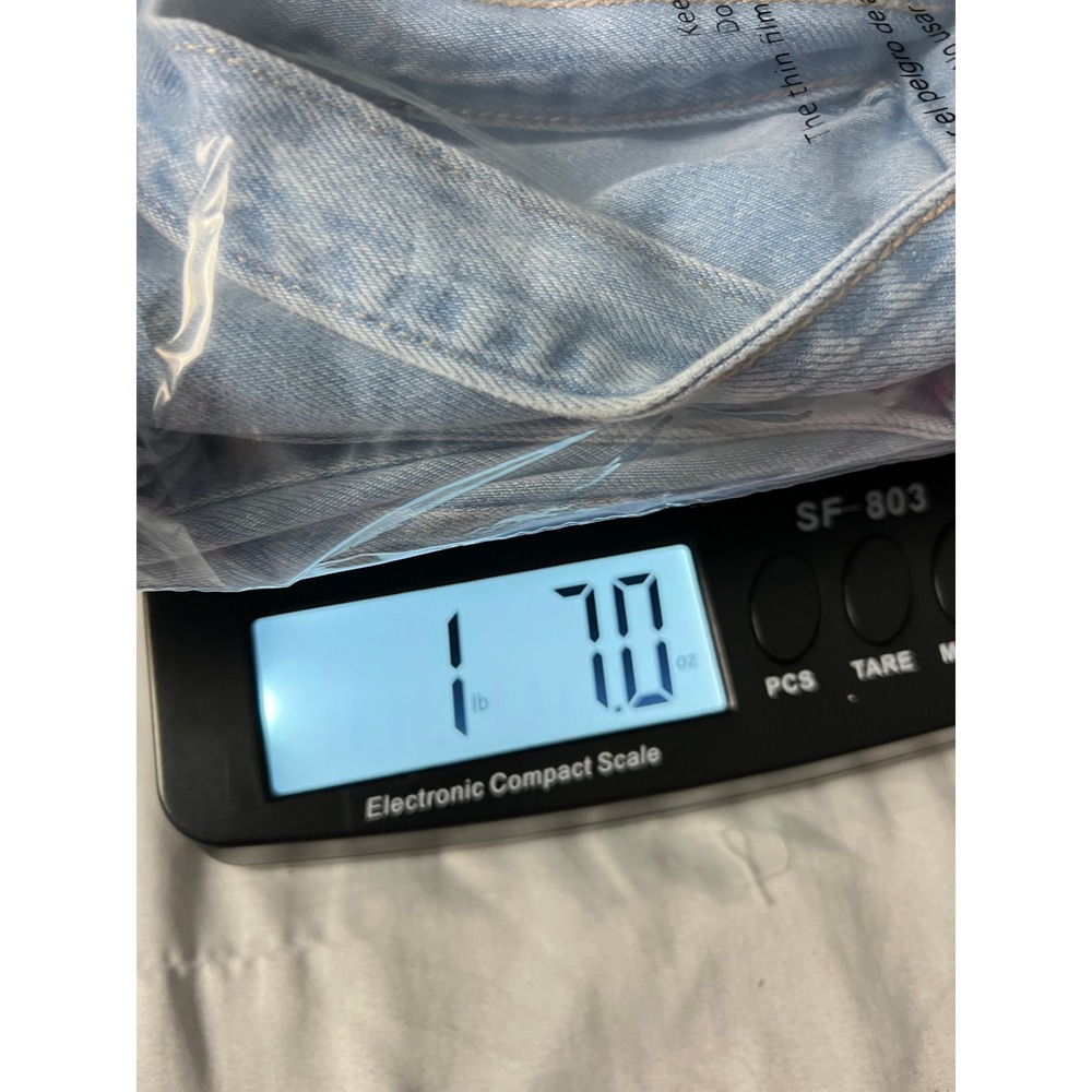LOFT The Palazzo Wide Leg Barrell Jeans Light Wash Blue Tie Belt Womens 26/2 - Picture 10 of 10